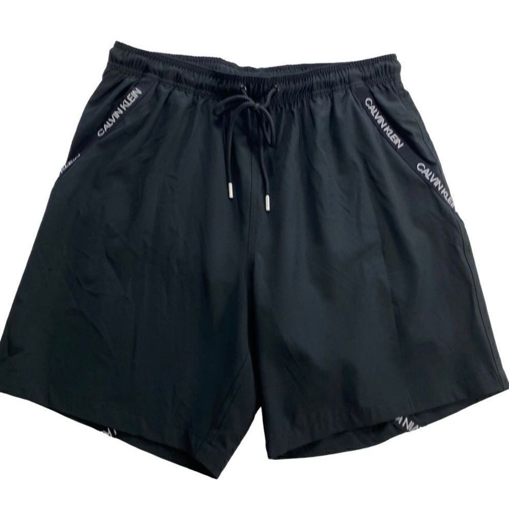 CALVIN KLEIN MEN’S LARGE Black Swim Trunks